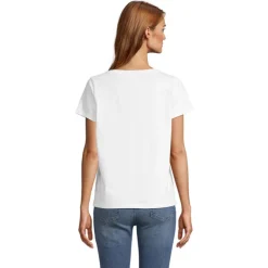 REGENT V T-SHIRT WOMEN / Bialy S04766-WH-XL