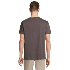 REGENT V  V-NECK T-SHIRT / Ciemny Szary S04765-DG-3XL