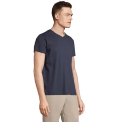 REGENT V  V-NECK T-SHIRT / French Navy S04765-FN-3XL