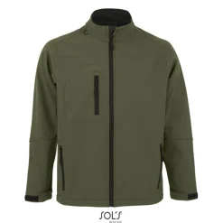 RELAX Męski softshell 340g / Army S46600-AR-S