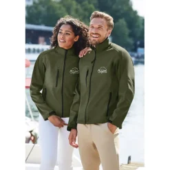 RELAX Męski softshell 340g / Bialy S46600-WH-4XL