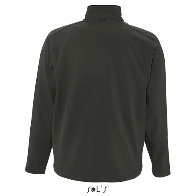 RELAX Męski softshell 340g / Charcoal grey S46600-CR-3XL