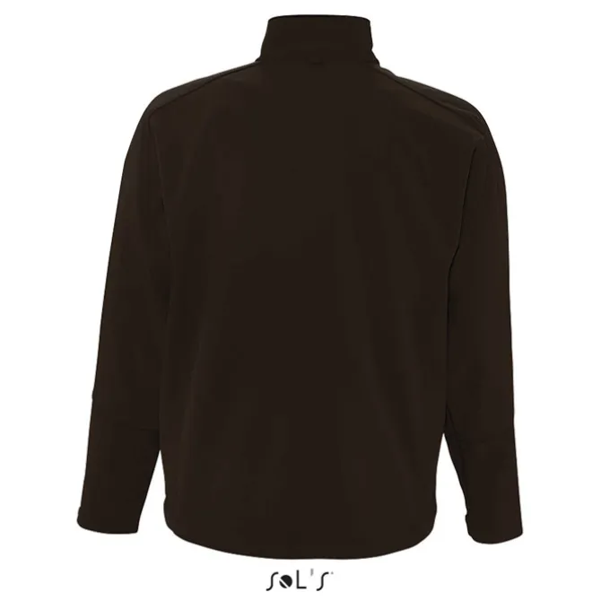 RELAX Męski softshell 340g / Dark Chocolate S46600-DC-XL