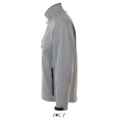 RELAX Męski softshell 340g / Szary melanż S46600-GM-L