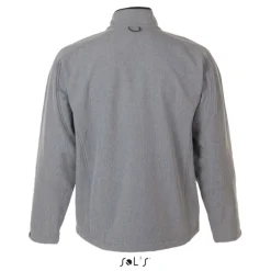 RELAX Męski softshell 340g / Szary melanż S46600-GM-XXL