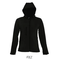 REPLAY damski softshell340 / Czarny / Czarny opal S46802-BK-XXL