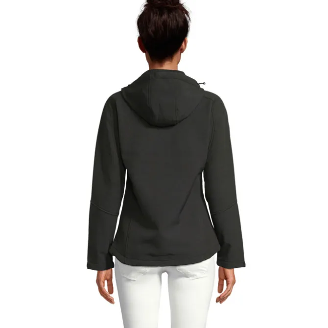 REPLAY damski softshell340 / Czarny / Czarny opal S46802-BK-XL