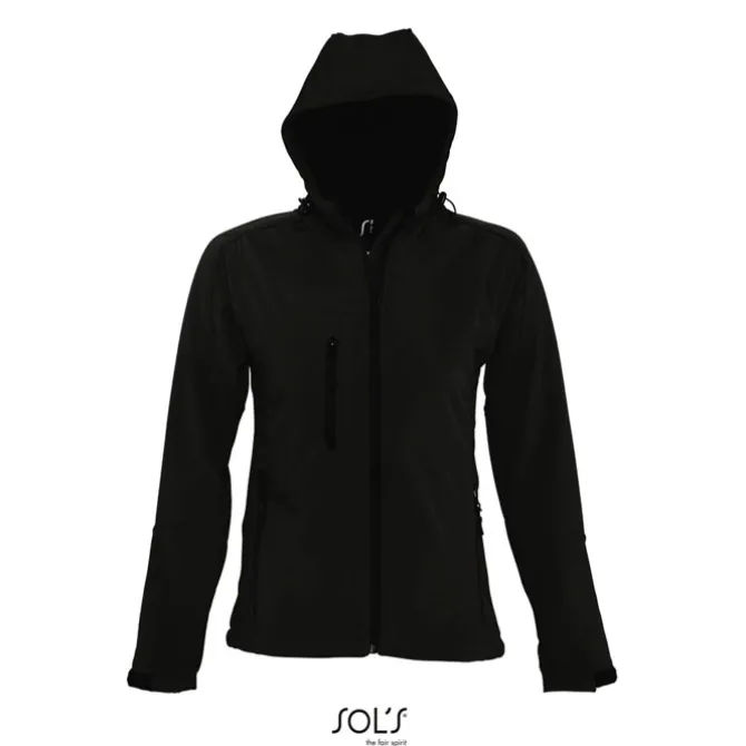 REPLAY damski softshell340 / Czarny / Czarny opal S46802-BK-S