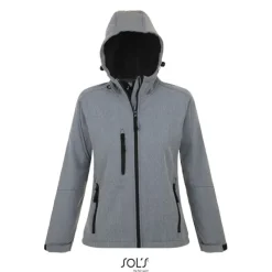 REPLAY damski softshell340 / Szary melanż S46802-GM-S