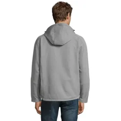 REPLAY męski softshell 340 / Szary melanż S46602-GM-3XL