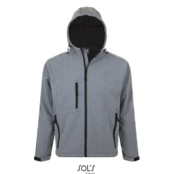 REPLAY męski softshell 340 / Szary melanż S46602-GM-L