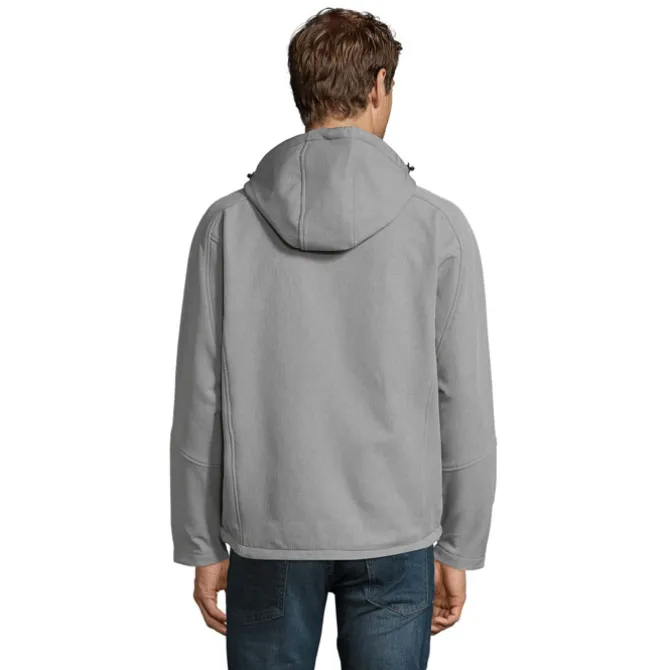 REPLAY męski softshell 340 / Szary melanż S46602-GM-XS