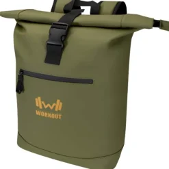 Resi Plus plecak na 15-calowego laptopa o pojemności 18 l z recyklingu, z certyfikatem GRS i zwijaną górną częścią / Czarny 13009390
