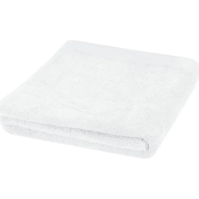 Riley bawełniany ręcznik kąpielowy o gramaturze 550 g/m² i wymiarach 100 x 180 cm / Granatowy 11700755