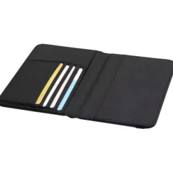 Ross etui na paszport RPET RFID wykonane z materiałów z recyklingu z certyfikatem GRS / Granatowy melanż 13005855