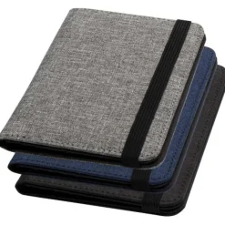 Ross etui na paszport RPET RFID wykonane z materiałów z recyklingu z certyfikatem GRS / Szary melanż 13005880