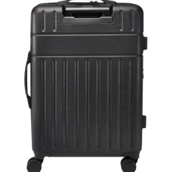 Rover rozszerzana walizka na kółkach z tworzyw sztucznych pochodzących z recyklingu na 24-calowego laptopa z certyfikatem GRS o pojemności 70 l / Czarny 13009790