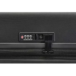 Rover rozszerzana walizka na kółkach z tworzyw sztucznych pochodzących z recyklingu na 24-calowego laptopa z certyfikatem GRS o pojemności 70 l / Czarny 13009790