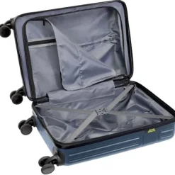 Rover twarda walizka na kółkach z tworzyw sztucznych pochodzących z recyklingu z certyfikatem GRS o wysokości 51 cm i pojemno / Leśny zielony 13004964