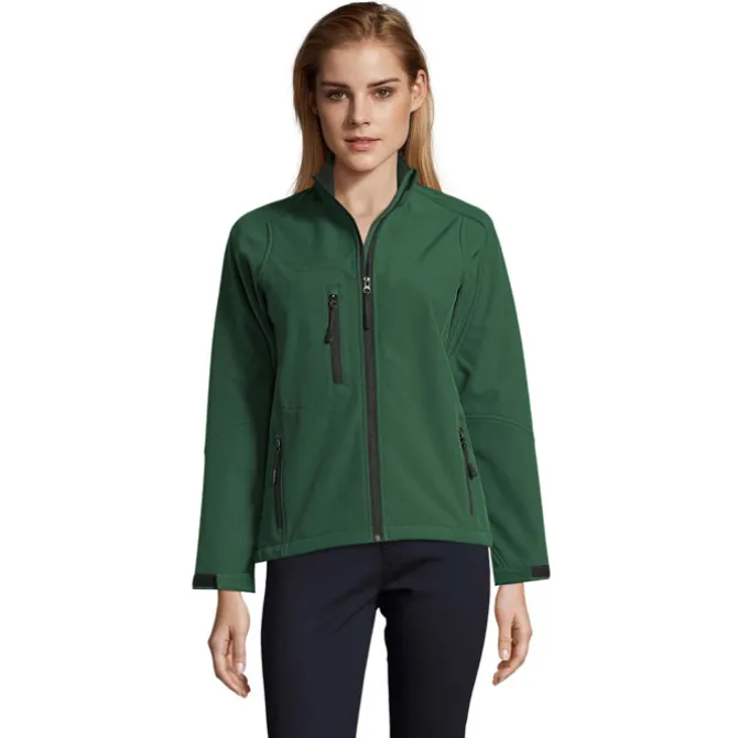 ROXY Damski softshell 340g / Ciemno-Zielony S46800-BO-S