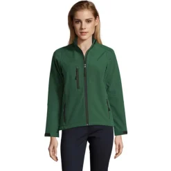 ROXY Damski softshell 340g / Ciemno-Zielony S46800-BO-XL