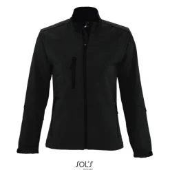 ROXY Damski softshell 340g / Czarny / Czarny opal S46800-BK-XXL