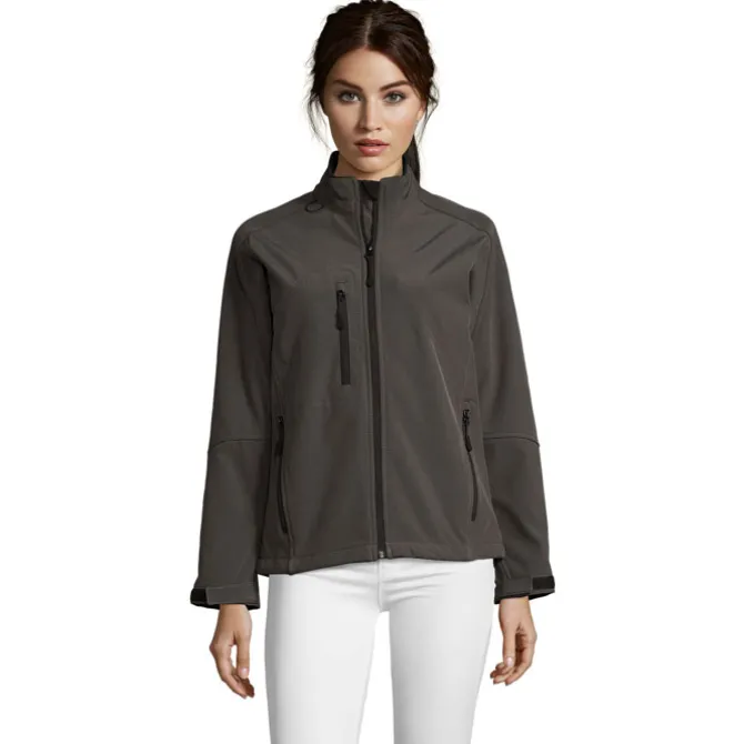 ROXY Damski softshell 340g / Szarość Węgla Drzewnego S46800-CR-XL