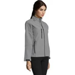 ROXY Damski softshell 340g / Szary melanż S46800-GM-S