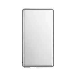Rozświetlone logo -  powerbank 4000mAh / Srebrny / czarny LT91288-N0502