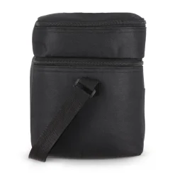 R-PET 600D Dwukomorowa torba chłodząca 30 x 20 x 24 cm 12L / Czarny LT95393-N0002