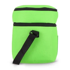 R-PET 600D Dwukomorowa torba chłodząca 30 x 20 x 24 cm 12L / Jasnozielony LT95393-N0032