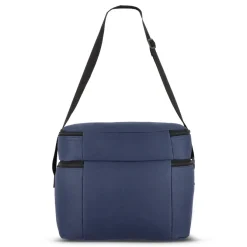 R-PET 600D Dwukomorowa torba chłodząca 30 x 20 x 24 cm 12L / Ciemnoniebieski LT95393-N0010
