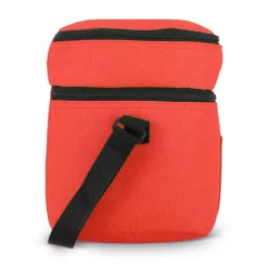 R-PET 600D Dwukomorowa torba chłodząca 30 x 20 x 24 cm 12L / Pomarańczowy LT95393-N0026