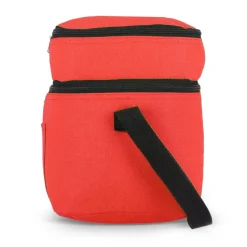 R-PET 600D Dwukomorowa torba chłodząca 30 x 20 x 24 cm 12L / Pomarańczowy LT95393-N0026