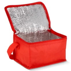 R-PET 6 Torba chłodząca na puszki z włókniny 20 x 13 x 12,5 cm 75g/m² / Pomarańczowy LT95390-N0026