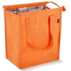 R-PET Torba chłodząca z włókniny 23 x 15 x 27,5 cm 75g/m² / Pomarańczowy LT95392-N0026