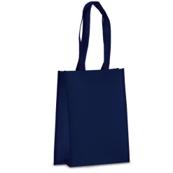 R-PET Torba transportowa laminowana włóknina 24 x 11 x 30cm 105g/m² / Ciemnoniebieski LT91330-N0010