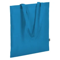 R-PET Torba transportowa z długimi uchwytami z włókniny 38 x 42 cm 75 g/m² / Ciemnoniebieski LT91328-N0010