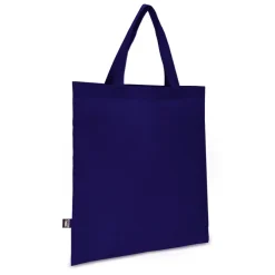 R-PET Torba transportowa z krótkimi uchwytami z włókniny 38 x 42 cm 75 g/m² / Ciemnoniebieski LT91327-N0010