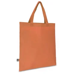 R-PET Torba transportowa z krótkimi uchwytami z włókniny 38 x 42 cm 75 g/m² / Pomarańczowy LT91327-N0026