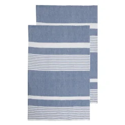 Sagaform Ella ręcznik hamam 2-pak 50x70cm  / Niebieski LT52005-N0011