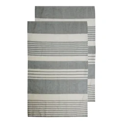 Sagaform Ella ręcznik hamam 2-pak 50x70cm  / Szary LT52005-N0061