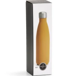 Sagaform Nils Butelka stalowa gumowa 500ml / Ciemnożółty LT52022-N0040