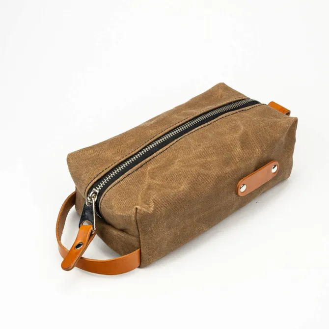 Saszetka Bawełna woskowana / Beige L BWD10526
