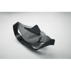 Saszetka z materiału 600D RPET / Kamienny Szary MO2835-15