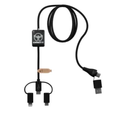 SCX.design C48 CarPlay kabel do ładowania 5 w 1 / Czarny 2PX12190