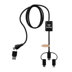 SCX.design C48 CarPlay kabel do ładowania 5 w 1  / Czarny 2PX12190