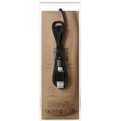 SCX.design C40 kabel ładujący z podświetlanym logo 5-w-1 rPET i z podkładką ładującą 10 W / Drewno 2PX07371