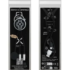 SCX.design C34 kabel do ładowania smartwatcha 7 w 1 / Czarny 2PX21490