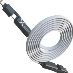 SCX.design C58 magnetyczny płaski kabel do ładowania 60 W / Szary 2PX19682